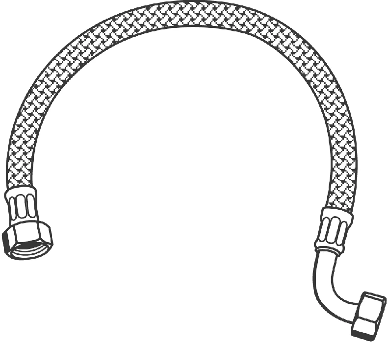 Anschlussschlauch 45704, 300 mm, 3/8″ × 3/8″