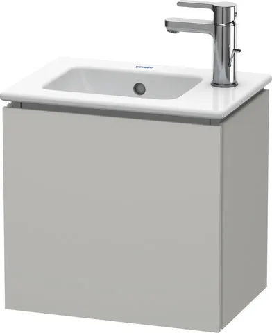 Duravit Waschtischunterschrank wandhängend „L-Cube“ 42 × 40 × 29,4 cm Betongrau Matt