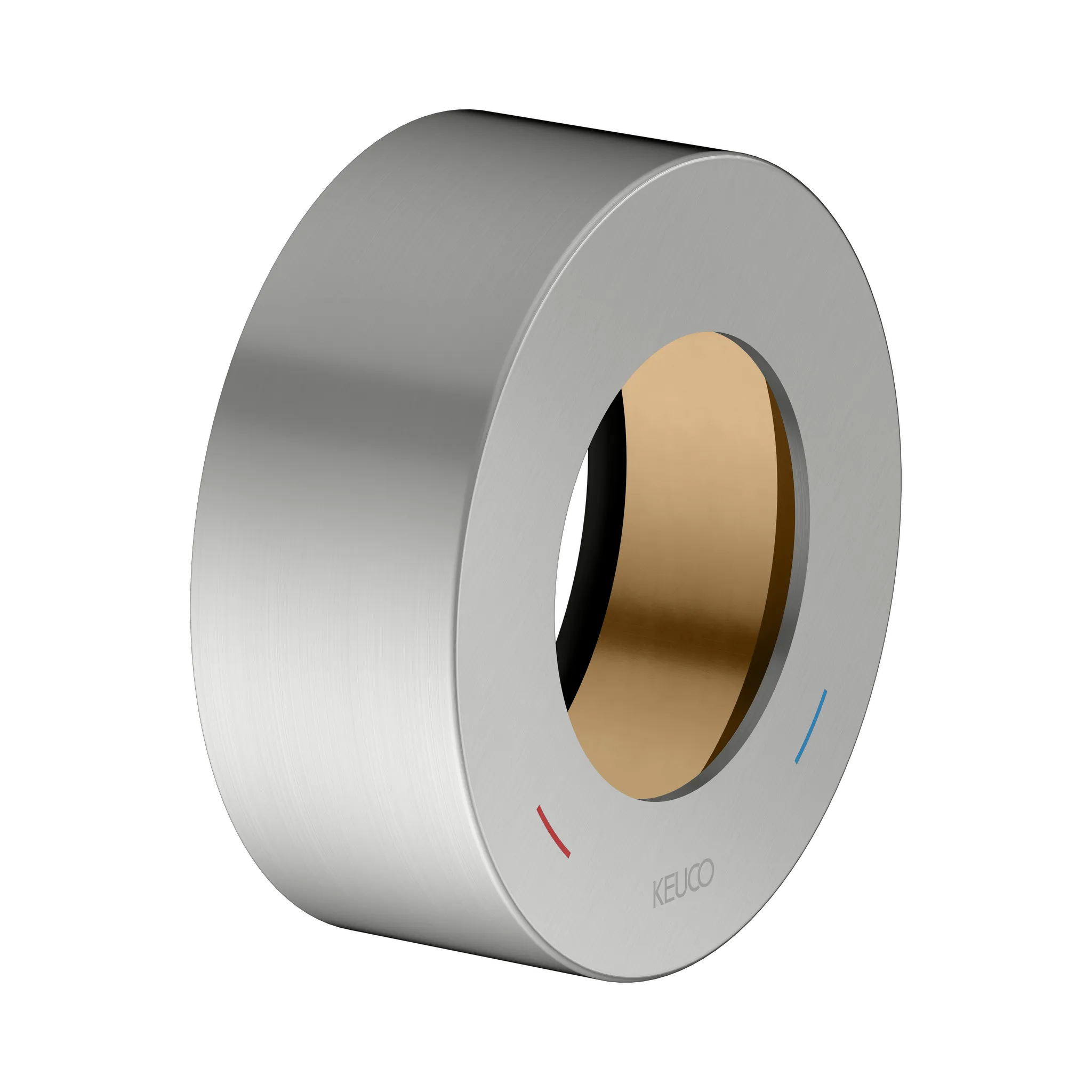 IXMO Verlängerungs-Rosette Höhe 25 mm Edelstahl-finish rd.