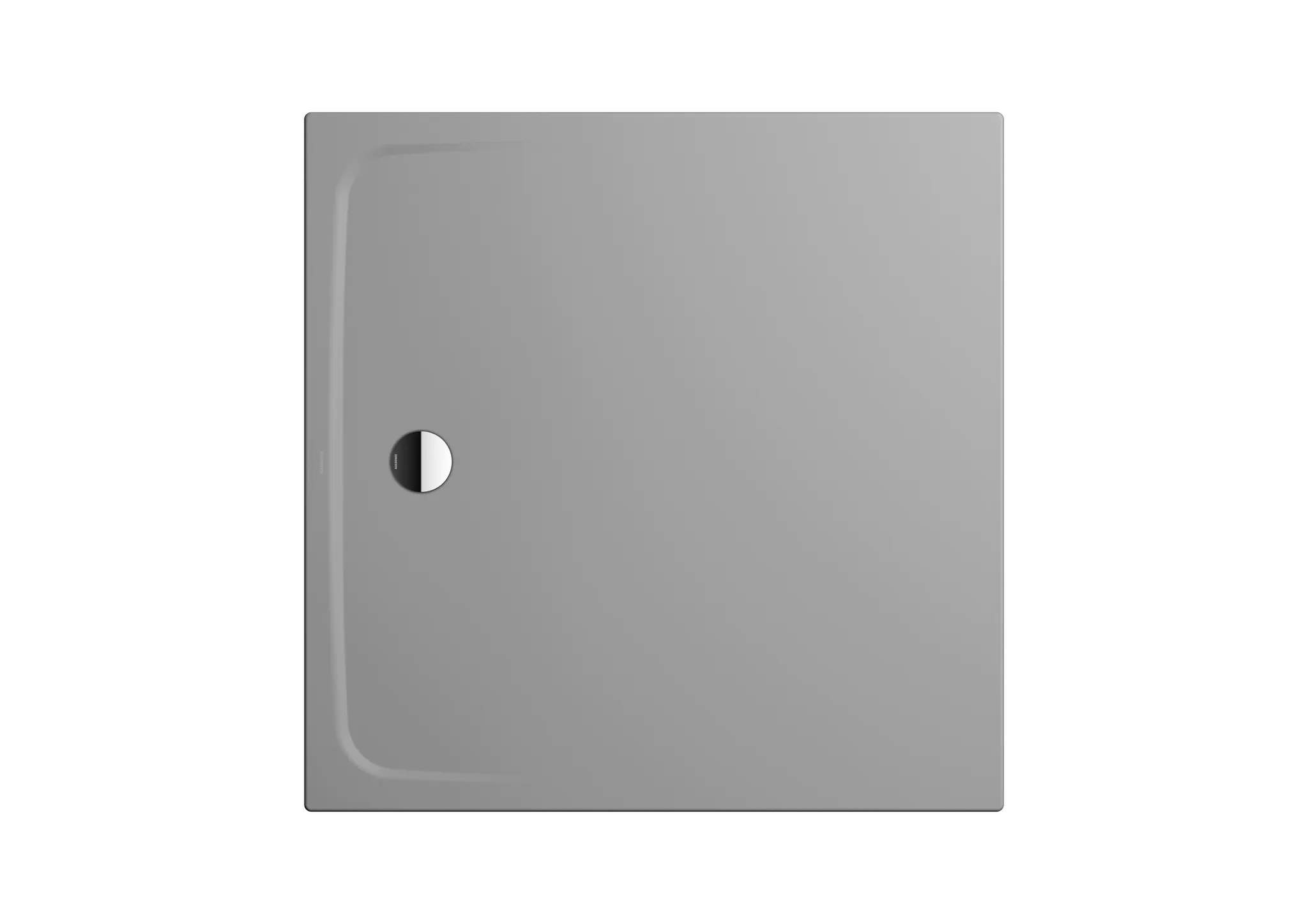 Kaldewei quadrat Duschwanne „Cayonoplan Multispace“ für barrierefreie Bäder 1200 × 1200 mm ohne Oberflächenbeschichtung, mit Antislip Secure Plus, in cool grey 30