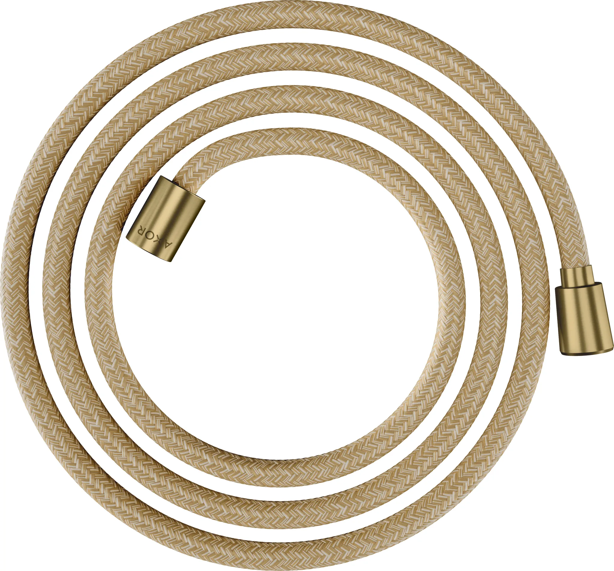 AXOR ShowerSolutions Textilbrauseschlauch 2 m mit konischer und zylindrischer Mutter Chrom
