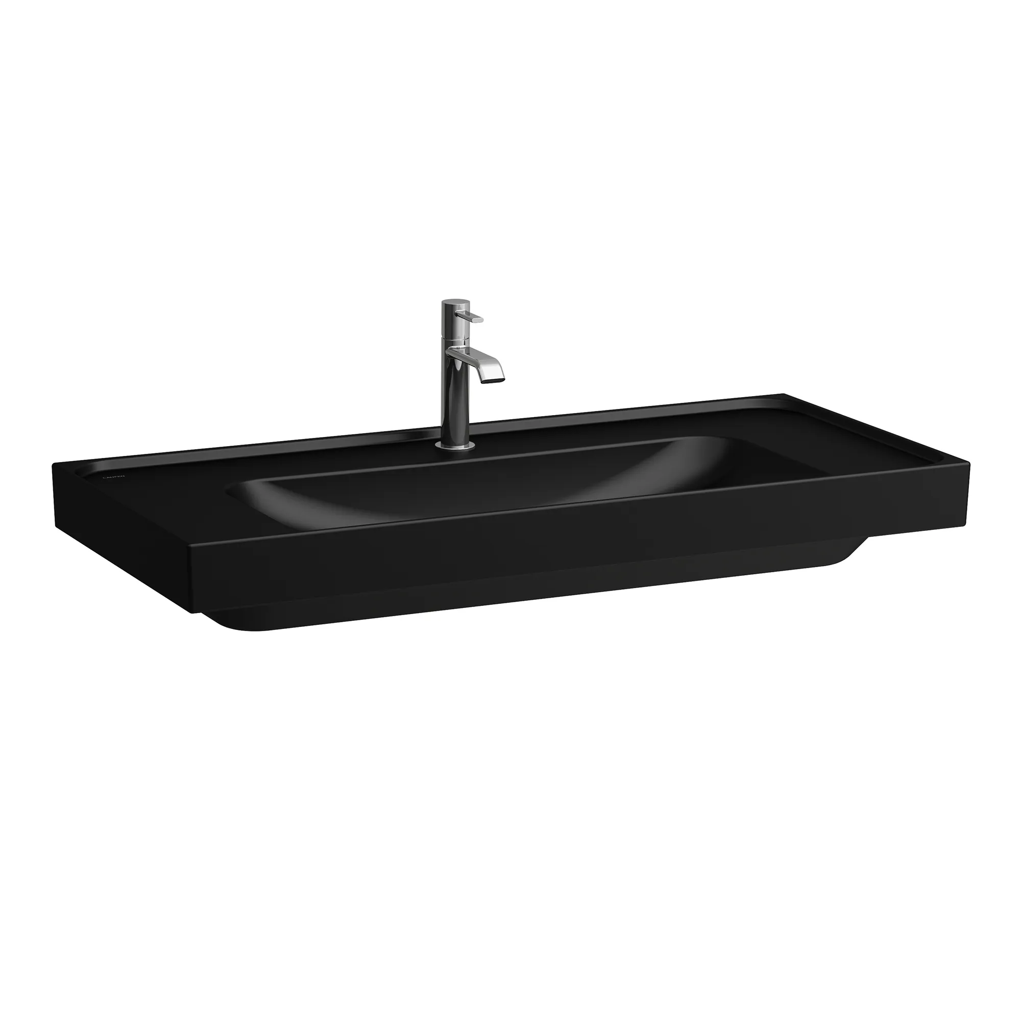 Aufsatzwaschtisch, MEDA, 460x1000x160, Ablage links und rechts, 1 Hahnloch mit Überlauf, weiß Aufsatzwaschtisch, MEDA, 460x1000x160, Ablage links und rechts, 1 Hahnloch mit Überlauf, weiß