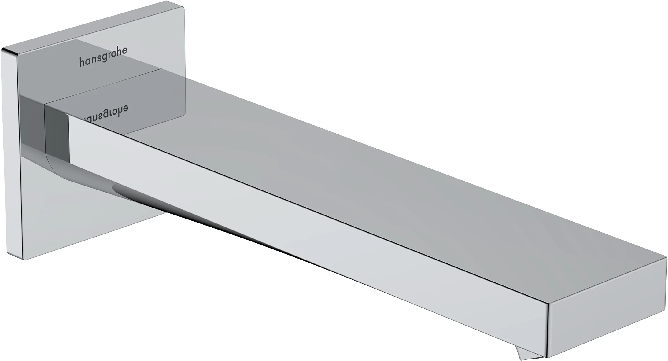 Hansgrohe Tecturis E Wanneneinlauf Chrom, Ausladung 210 mm, Wandmontage, max. Durchfluss 22 l/min bei 3 bar, DN15, WaterfallStream