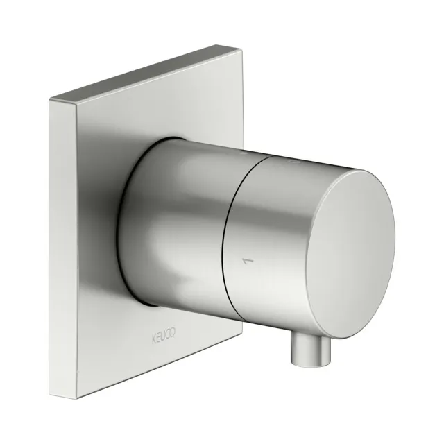 KEUCO IXMO Ab- und Umstellventil Unterputz für 2 Verbraucher IXMO Comfort, eckig Edelstahl-finish