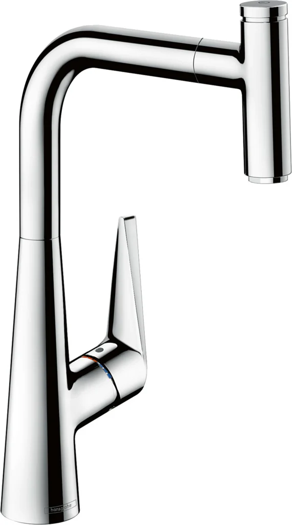 Hansgrohe Talis Select M51 Einhebel-Küchenmischer 300 mit Ausziehauslauf, 1 Jet, Chrom, Schwenkbereich 110° oder 150°, max. Durchfluss 8 l/min, Keramikmischsystem Hansgrohe Talis Select M51 Einhebel-Küchenmischer 300 mit Ausziehauslauf, 1 Jet, Chrom, Schwenkbereich 110° oder 150°, max. Durchfluss 8 l/min, Keramikmischsystem