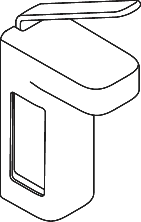 Desinfektionsmittel-/Seifenspender, Polyamid in Farbe 90, für 500 ml Euro Standardflaschen, inkl. 500 ml Leerbehälter zur freien Wiederbefüllung, Breite 88 mm, Höhe 358 mm, Tiefe 187 mm, in Farbe 90 (Tiefschwarz) Desinfektionsmittel-/Seifenspender, Polyamid in Farbe 90, für 500 ml Euro Standardflaschen, inkl. 500 ml Leerbehälter zur freien Wiederbefüllung, Breite 88 mm, Höhe 358 mm, Tiefe 187 mm, in Farbe 90 (Tiefschwarz)