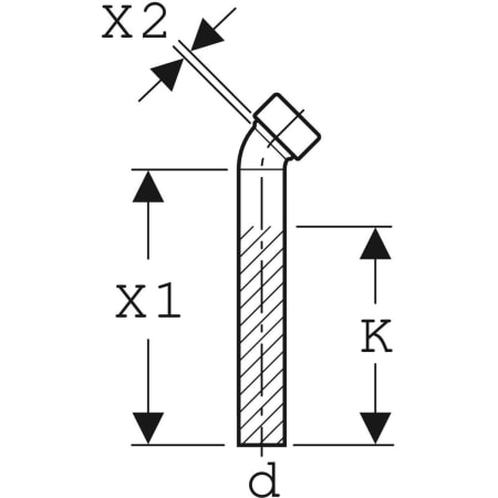 Geberit Anschlussbogen Geberit Anschlussbogen