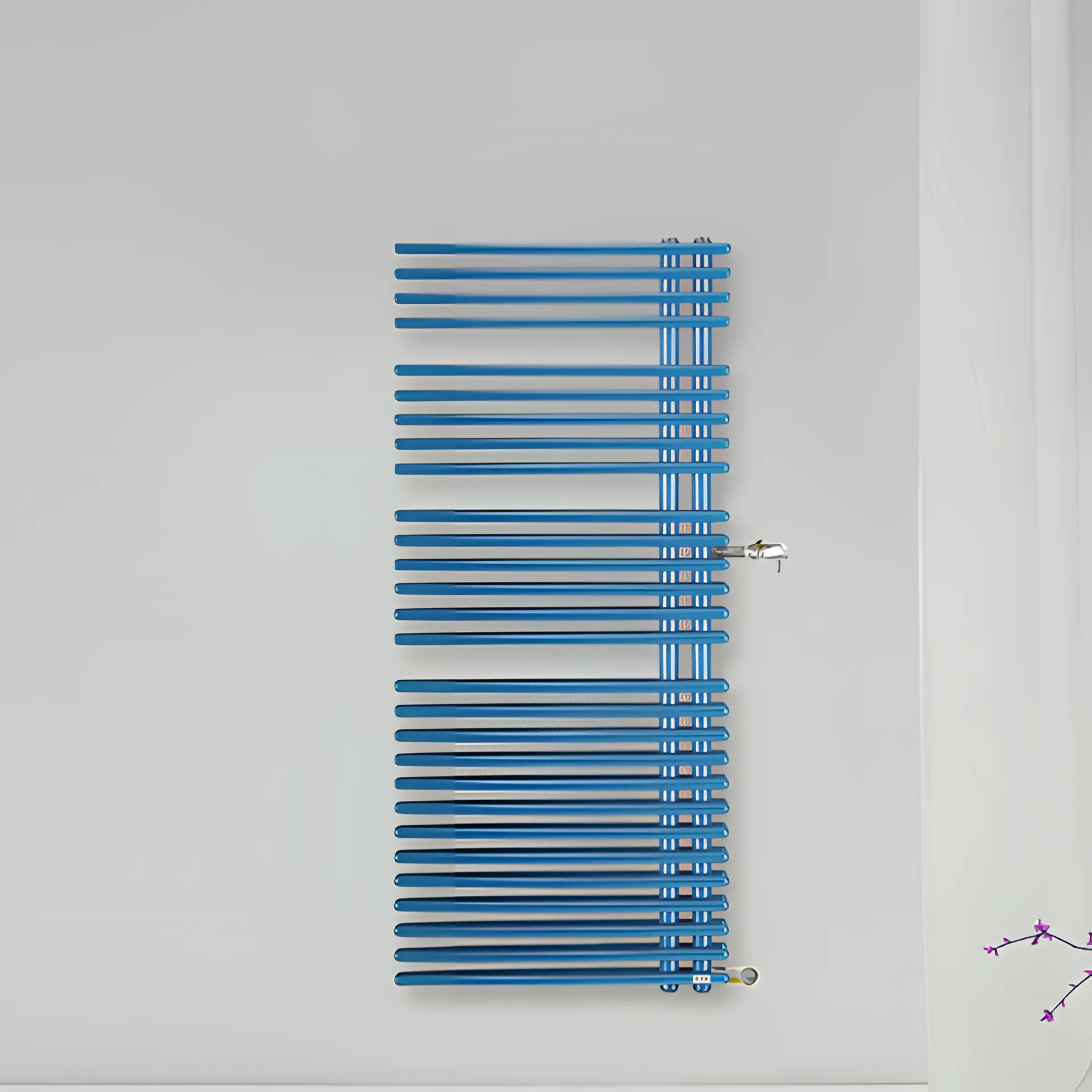 BEMM Design-Heizkörper „Habanera 2“ 50,3 × 83,1 cm in Nordseeblau perlmatt