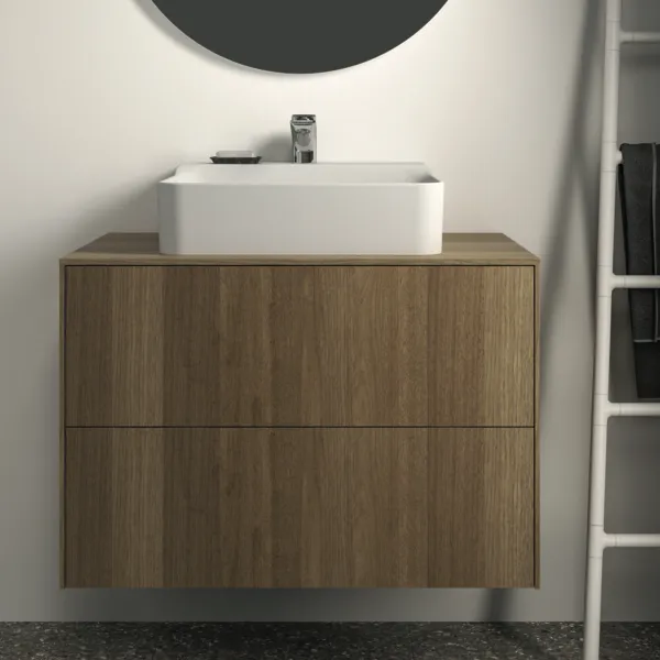 Ideal Standard Waschtischunterschrank Conca, Walnuss Dunkel Ideal Standard Waschtischunterschrank Conca, Walnuss Dunkel
