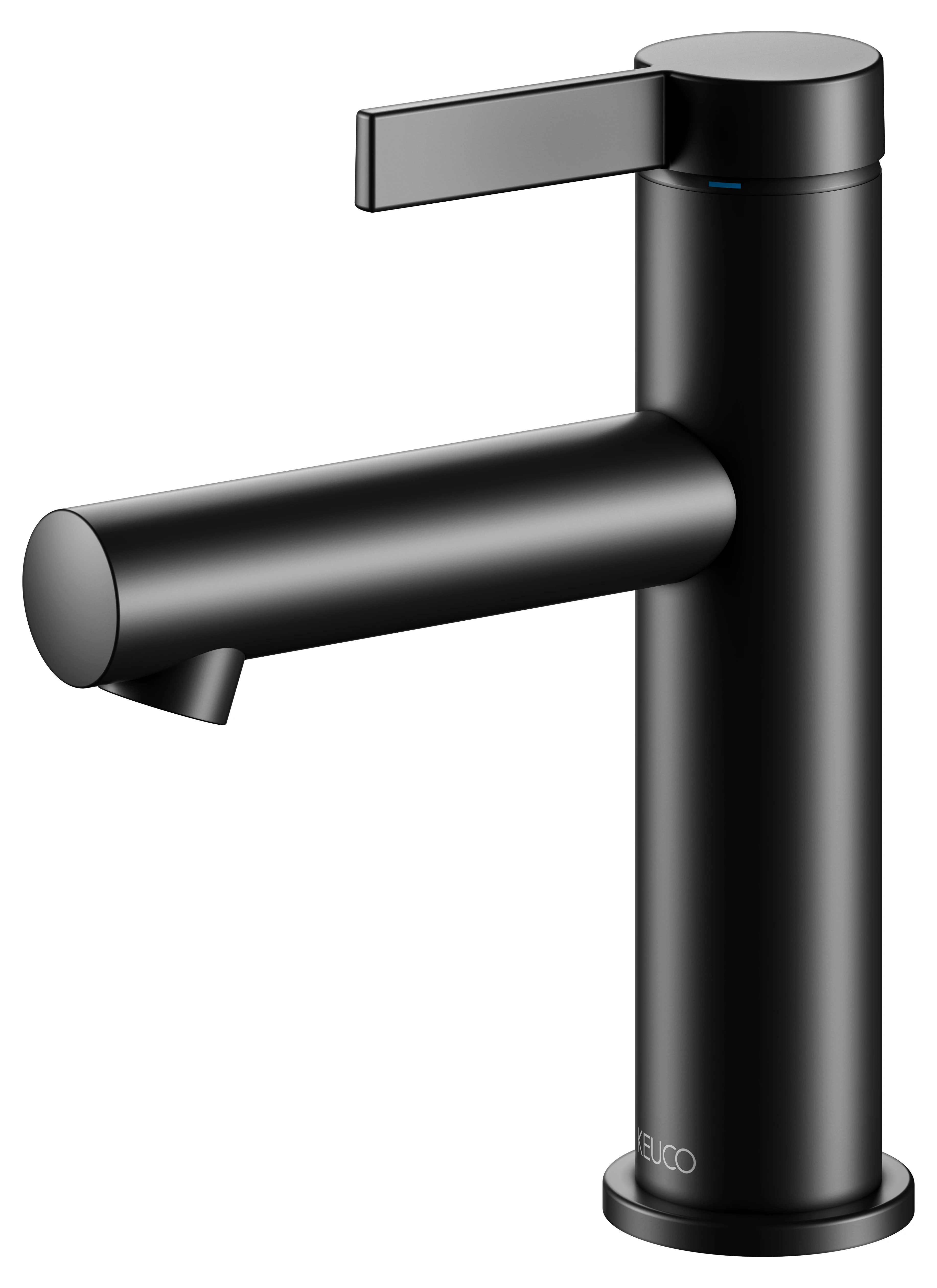 KEUCO IXMO Einhebel-Waschtischmischer 100 IXMO Pure ohne Zugstangen-Ablaufgarnitur IXMO Pure, Rosette rund schwarz matt KEUCO IXMO Einhebel-Waschtischmischer 100 IXMO Pure ohne Zugstangen-Ablaufgarnitur IXMO Pure, Rosette rund schwarz matt