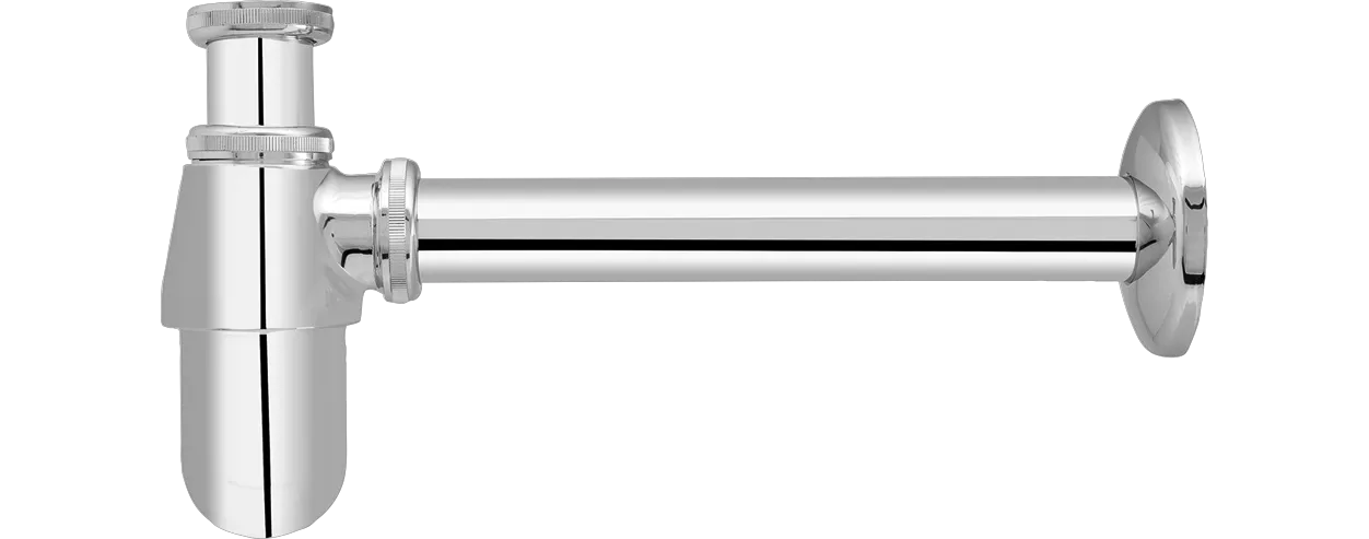 Stedo Flaschen-Geruchverschluß DN 32, Messing verchromt ″Plus″