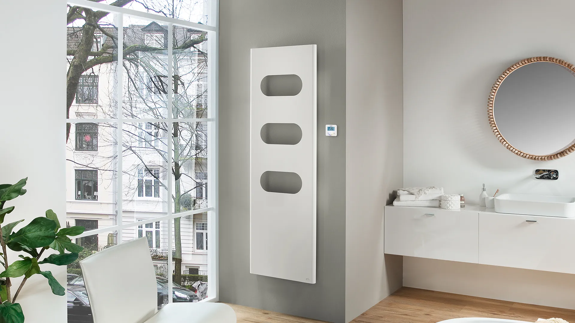 BEMM Plawa Spa Soft E, Badwärmer Top-Serie Plawa PSS200050EFEM, vorbereitet reinelektrisch Rubinrot