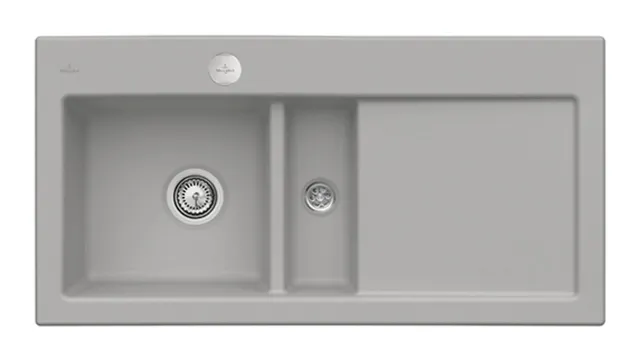 Villeroy & Boch Einbau-Küchenspülbecken „Subway“ 60 1000 × 510 × 220 mm, für Becken links in Fossil Villeroy & Boch Einbau-Küchenspülbecken „Subway“ 60 1000 × 510 × 220 mm, für Becken links in Fossil