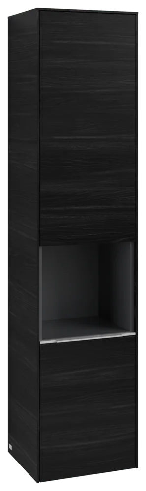 Villeroy & Boch Hochschrank Subway 3.0 C58800, 400 x 1710 x 362 mm, 2 Türen, Anschlag links, Black Oak