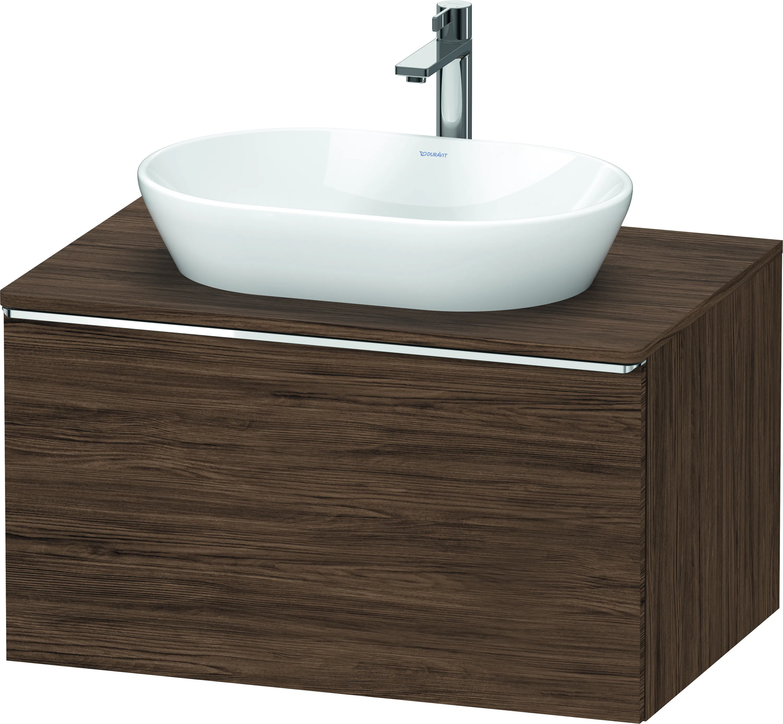Duravit Waschtischunterschrank wandhängend „D-Neo“ 80 × 45,9 × 55 cm in Nussbaum Dunkel Duravit Waschtischunterschrank wandhängend „D-Neo“ 80 × 45,9 × 55 cm in Nussbaum Dunkel