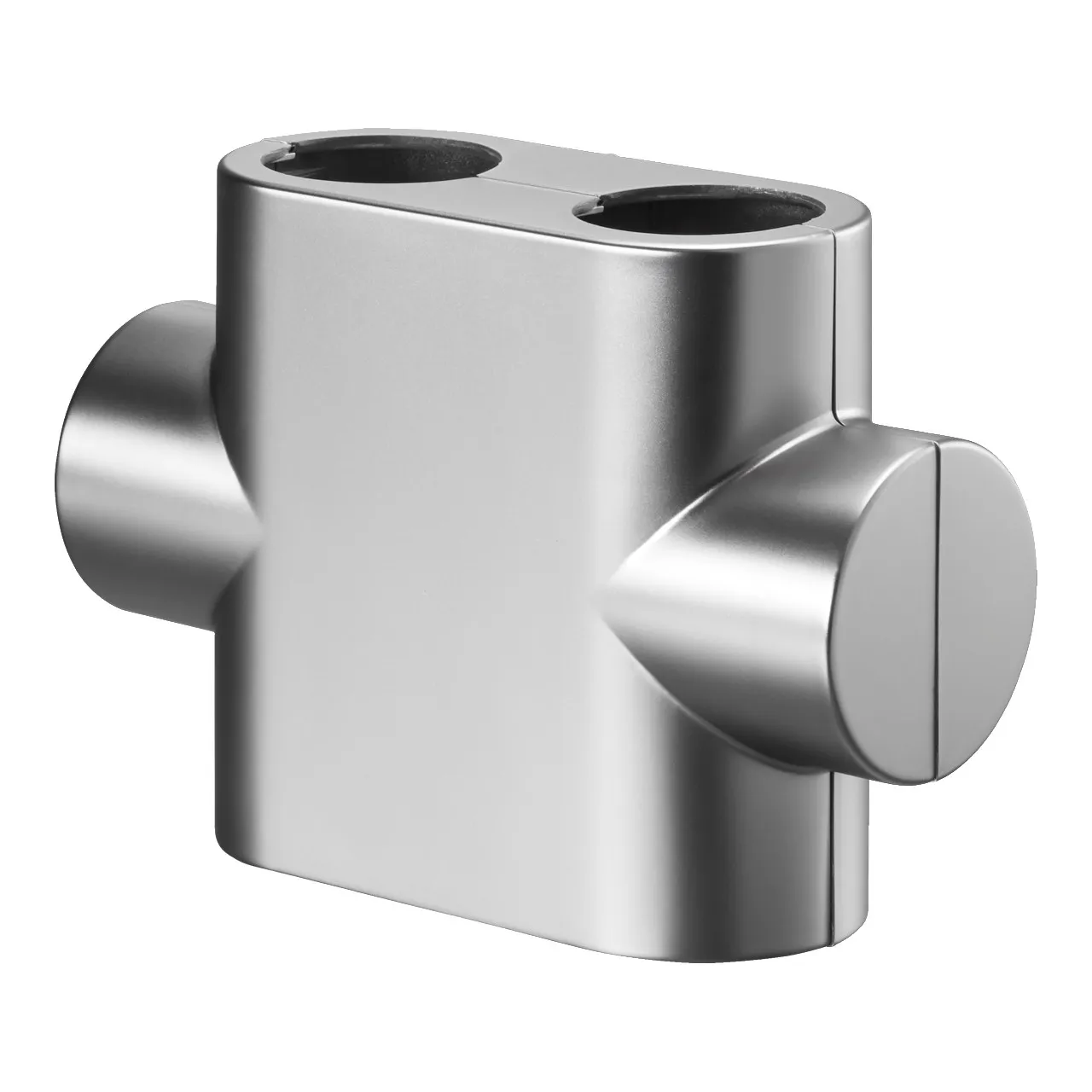 Design in Bad Anschlussgarnitur inkl. Thermostat für Heizkörper mit 50 mm Anschluss Durchgangsform „Multiblock T“ in edelstahl Design in Bad Anschlussgarnitur inkl. Thermostat für Heizkörper mit 50 mm Anschluss Durchgangsform „Multiblock T“ in edelstahl