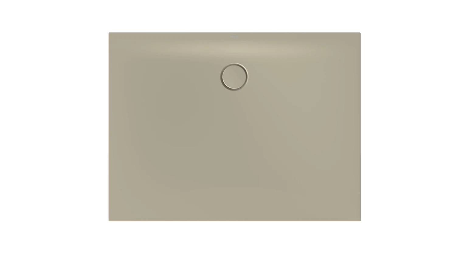 Bette rechteck Duschwanne „BetteFloor Side“ 1200 × 900 mm ohne Oberflächenbeschichtung, mit BetteGlasur Plus, ohne Wannenträger, in Cashmere