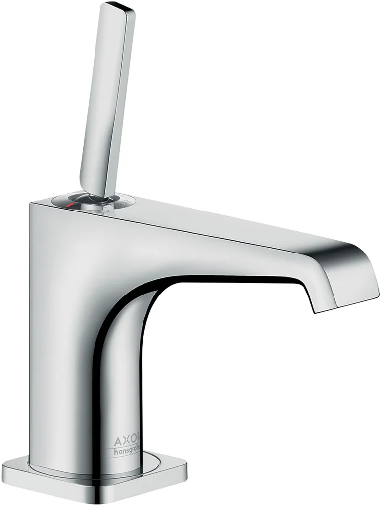 Hansgrohe AXOR Citterio E Einhebel-Waschtischmischer 90° mit Pingriff, Chrom, Ausladung 135 mm, Auslaufhöhe 90 mm