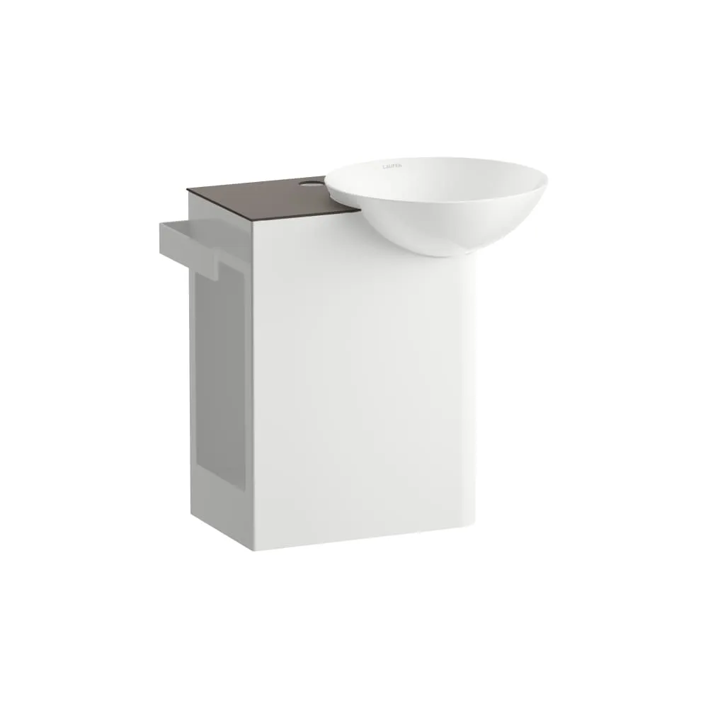 Laufen Waschplatz INSERT 485 x 317 x 470 mm in anthrazit braun