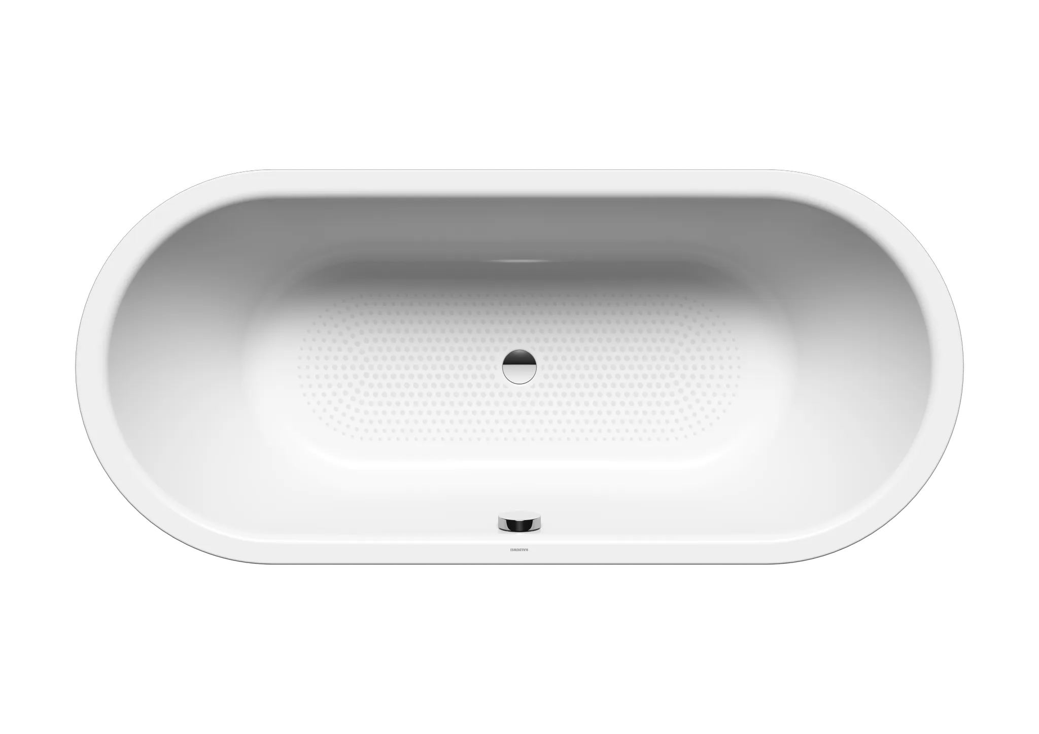 Kaldewei Badewanne „Meisterstück Classic Duo Oval“ vormontiert freistehend oval 180 × 80 cm
