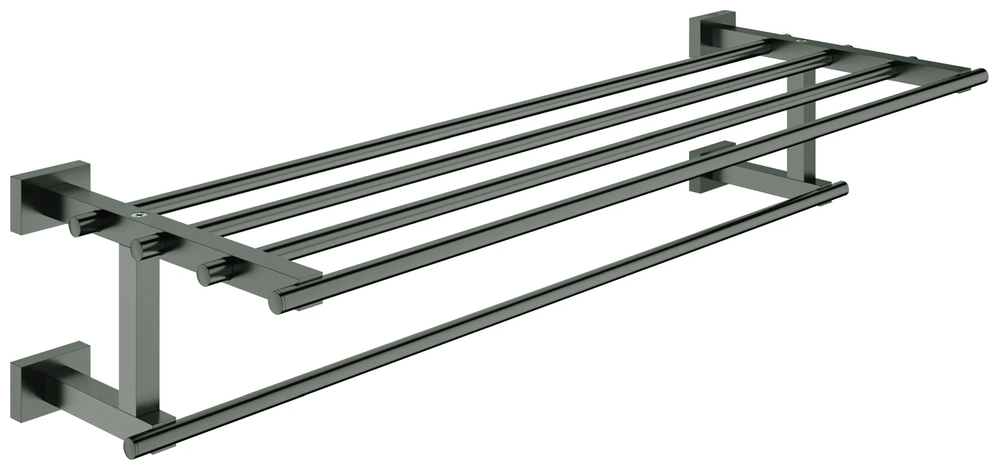 Multi-Badetuchhalter Essentials Cube 40512_1, 600mm, chrom Multi-Badetuchhalter Essentials Cube 40512_1, 600mm, chrom