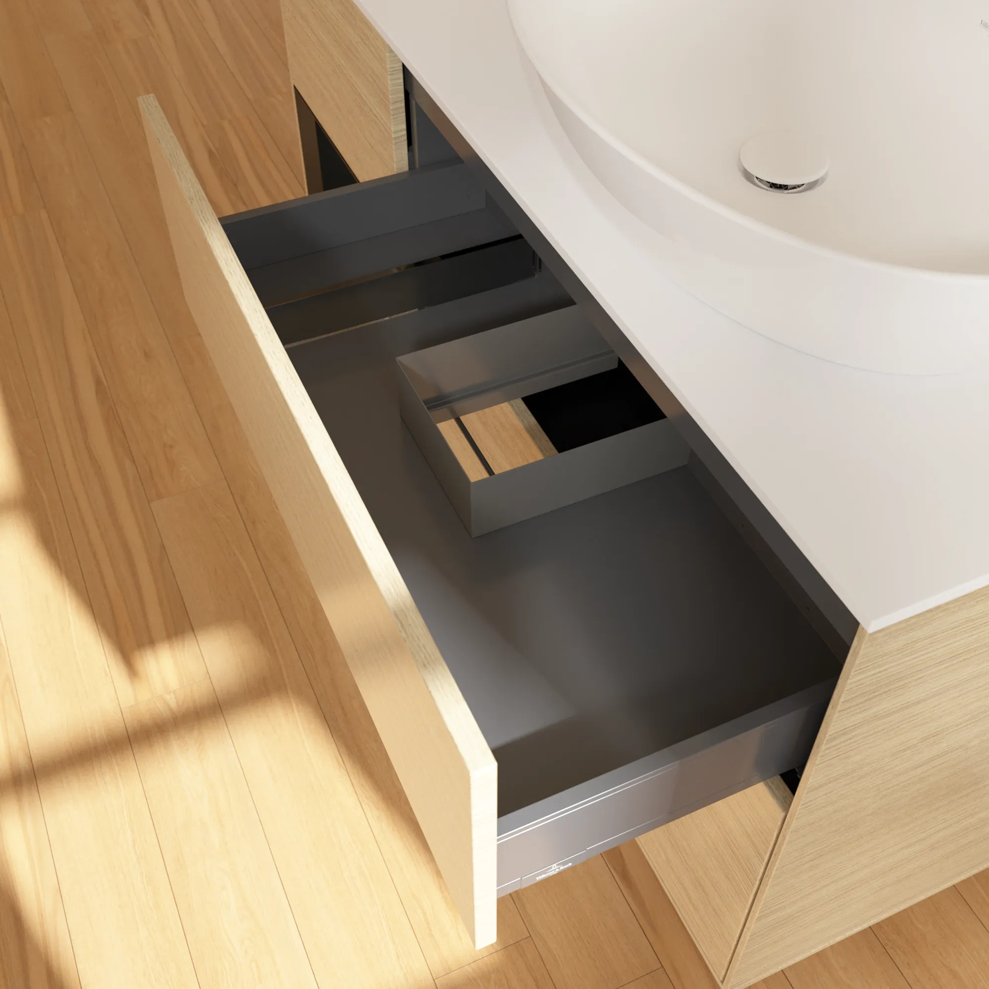 Villeroy & Boch Finion FA4 Waschbeckenunterschrank 1200x603x501mm mit Beleuchtung