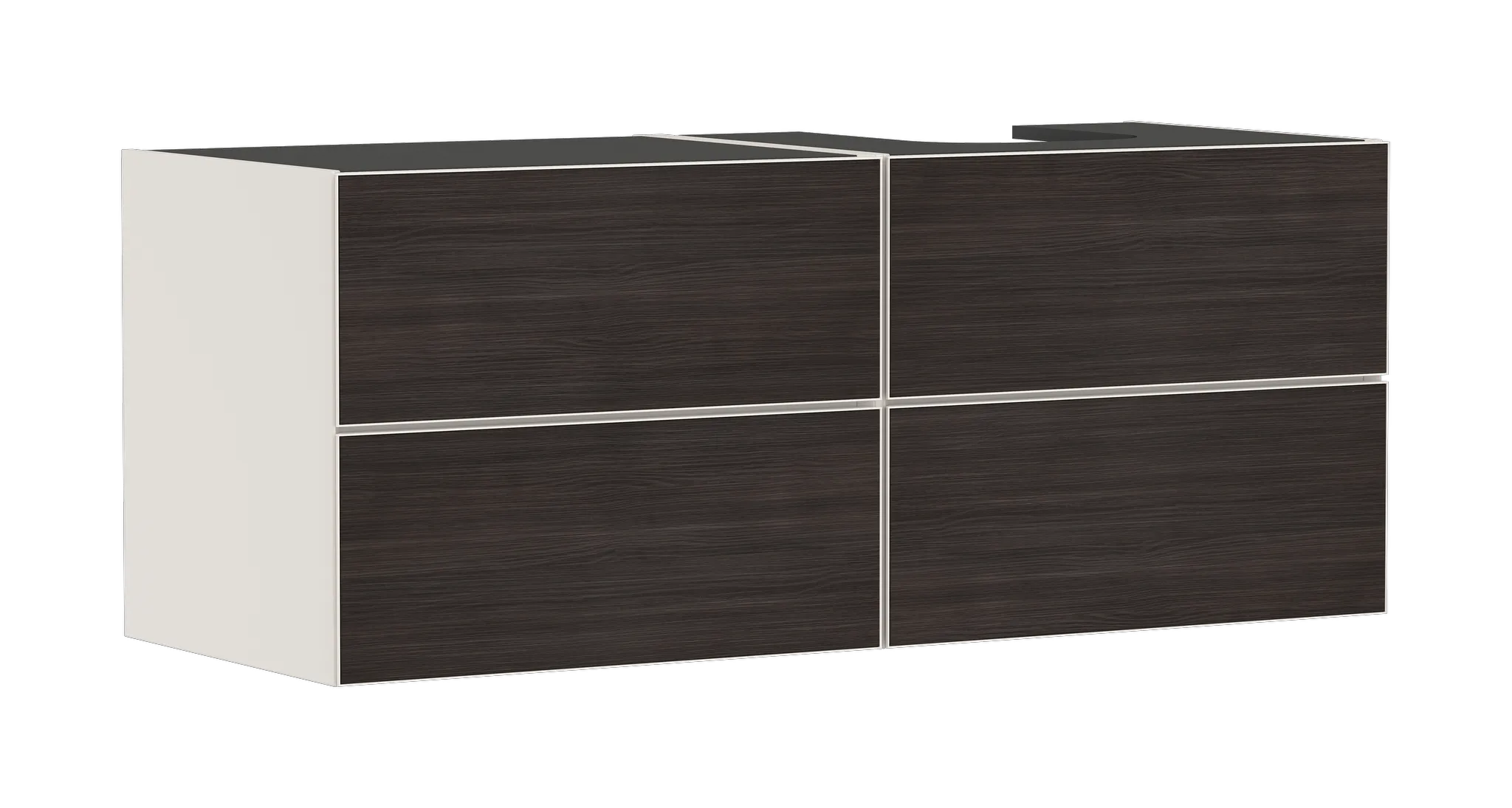 Xevolos E Waschtischunterschrank Sandbeige Matt 1370/550 mit 4 Schubkästen für Konsolen mit Aufsatzwaschtisch geschliffen rechts Bronze Struktur Xevolos E Waschtischunterschrank Sandbeige Matt 1370/550 mit 4 Schubkästen für Konsolen mit Aufsatzwaschtisch geschliffen rechts Bronze Struktur