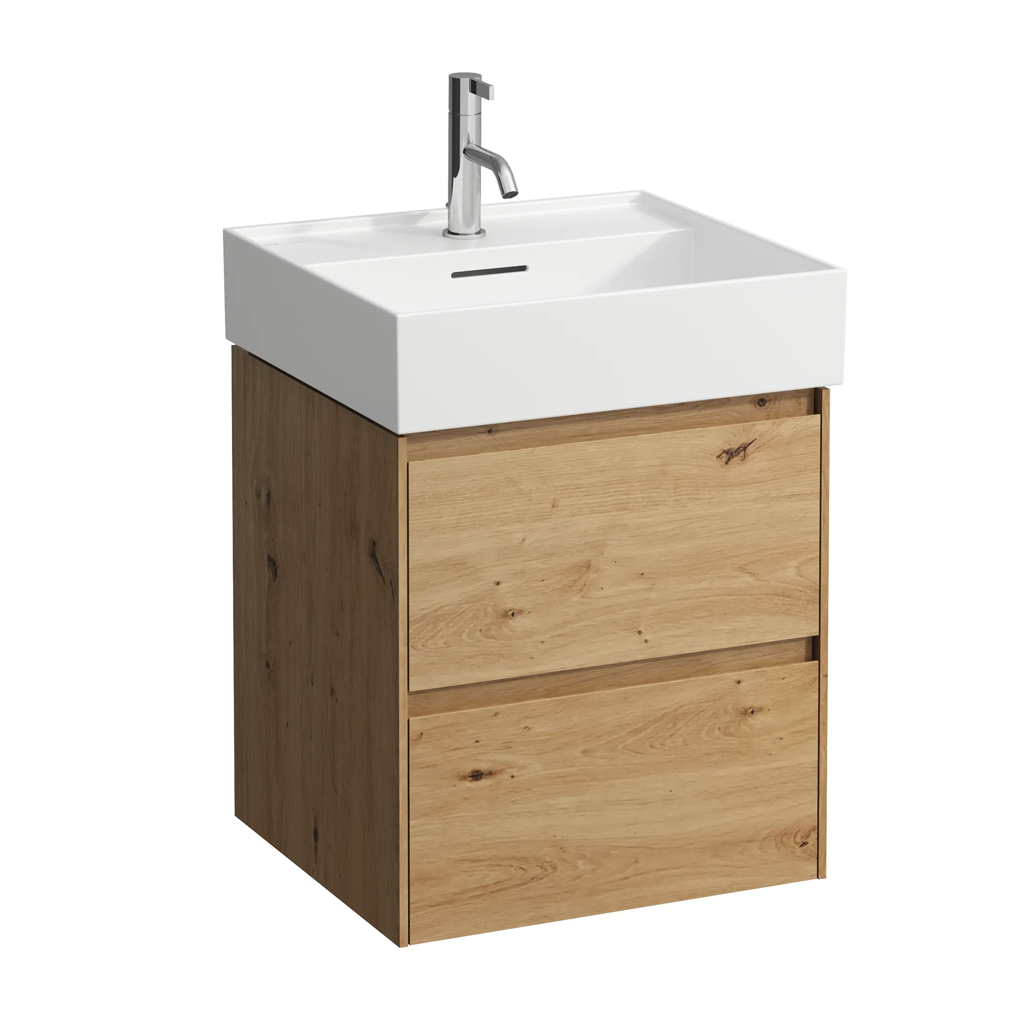 Waschtischunterbau LANI 442x482x515 mit 2 Schubladen integrierter Griffleiste Vollauszug und Soft-Close für Waschtisch LUA H810081 weiß matt Waschtischunterbau LANI 442x482x515 mit 2 Schubladen integrierter Griffleiste Vollauszug und Soft-Close für Waschtisch LUA H810081 weiß matt