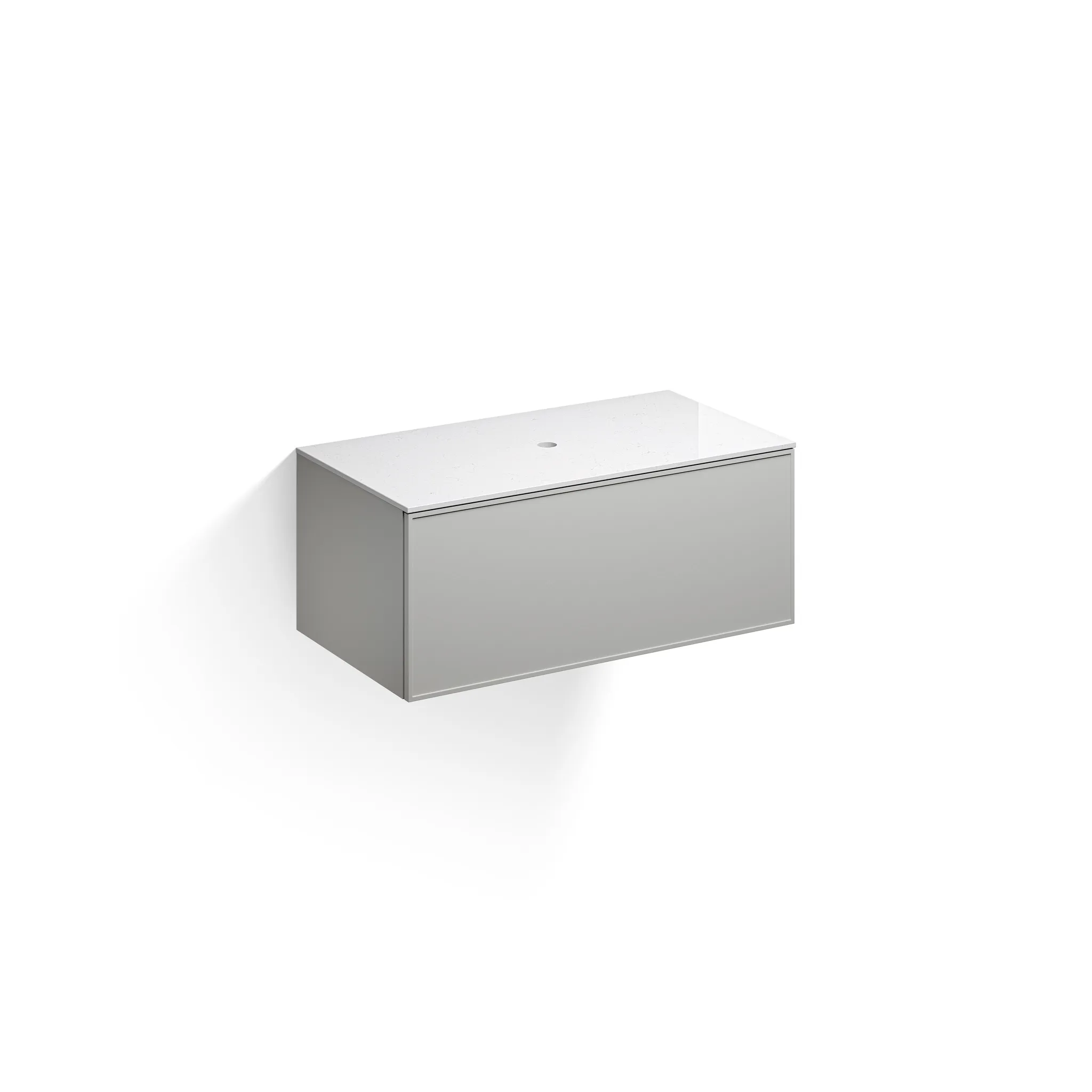 Alape Möbelmodul Arkta 1000x400 Carrara/Seidengrau