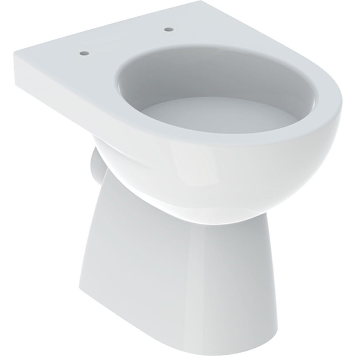 Stand-Tiefspül-WC „Renova“ 35,2 × 40 × 49 cm in weiß alpin, mit Spülrand