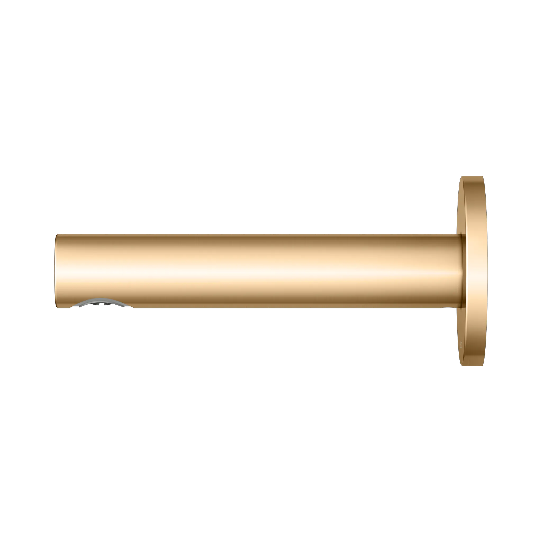 IXMO Wanneneinlauf DN15 Ausladung 180 mm Messing gebürstet rund IXMO Wanneneinlauf DN15 Ausladung 180 mm Messing gebürstet rund