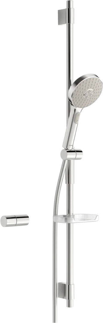 HansaACTIVEJET Wandstangen-Brausenset 8437 3-strahlig Chrom/Hellgrau HansaACTIVEJET Wandstangen-Brausenset 8437 3-strahlig Chrom/Hellgrau