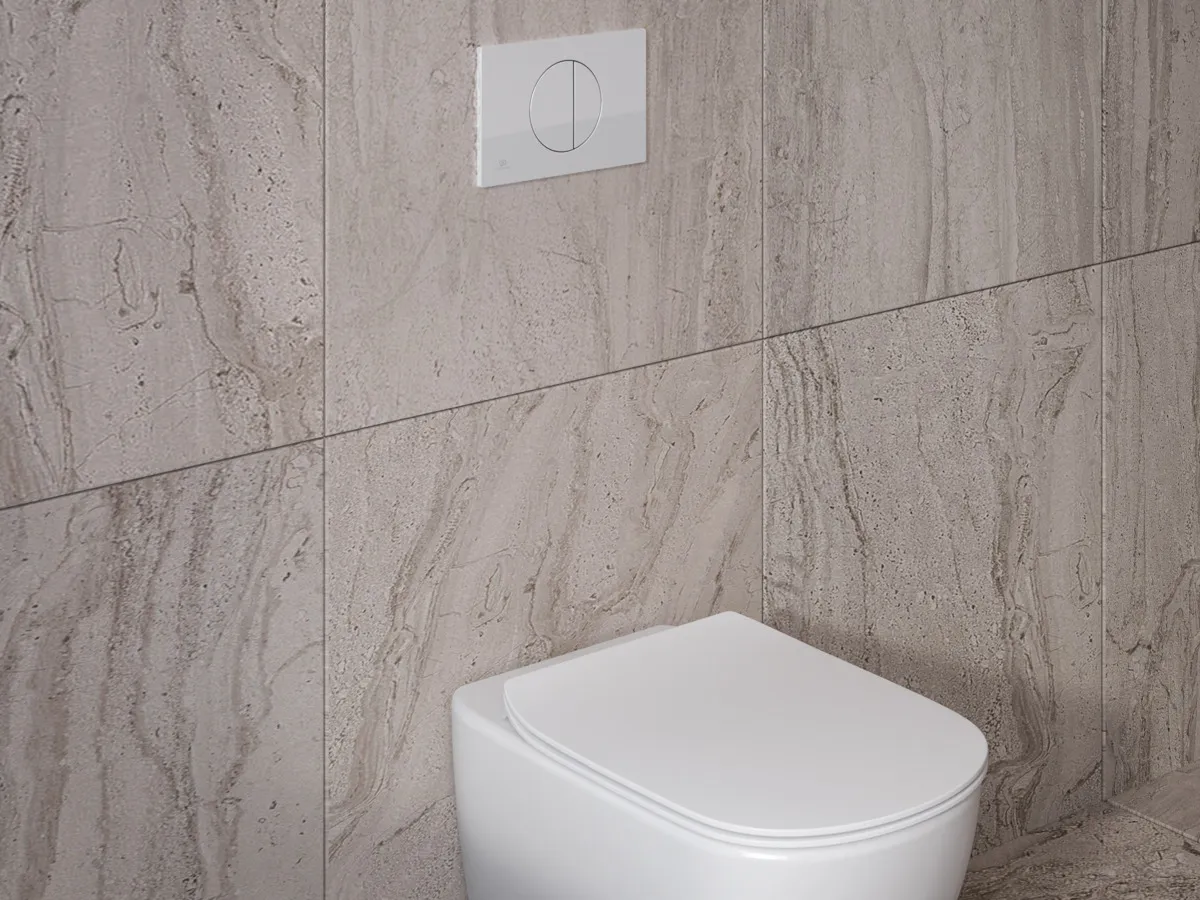 Betätigungsplatte M5 Oleas mechanische Auslösung Brushed Gold Betätigungsplatte M5 Oleas mechanische Auslösung Brushed Gold