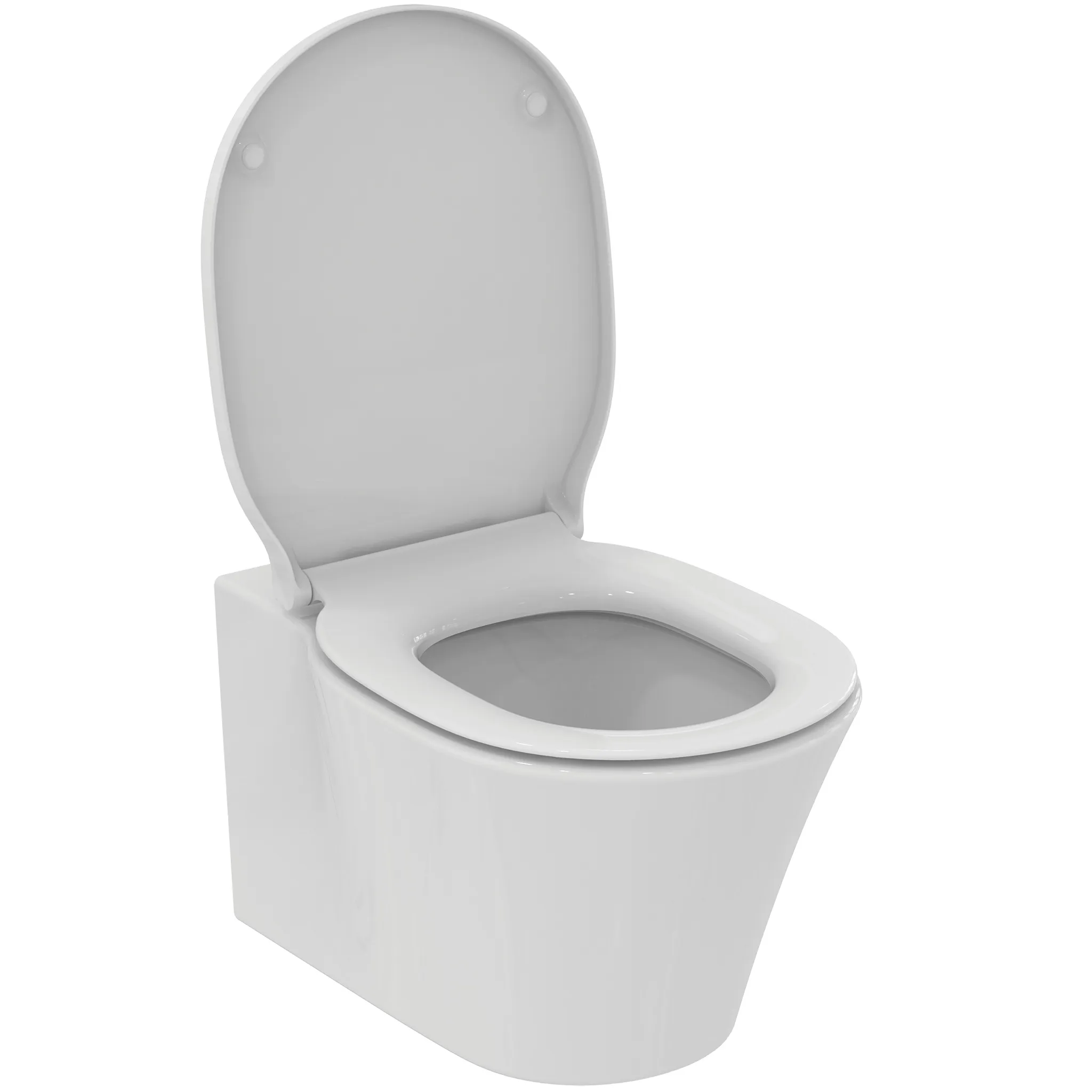 Wand-Tiefspül-WC-Kombipaket Connect Air, AQUABLADE, mit Softclosing, 365x540mm, Weiß