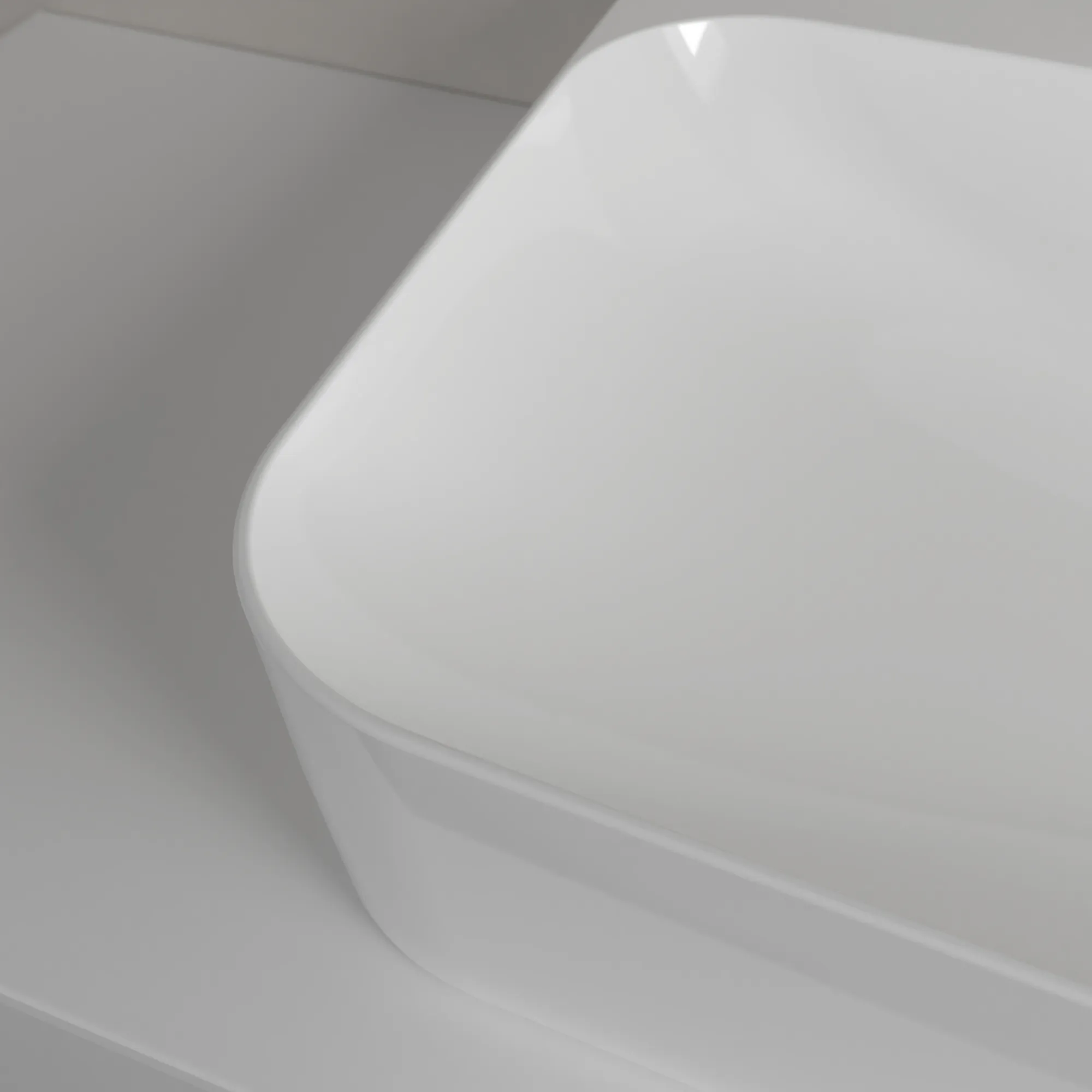 Villeroy & Boch Wandwaschtisch aus TitanCeram geschliffen „Finion“ 800 × 470 × 165 mm, mit Hahnlochbohrung, Hahnlochposition mittig in Weiß Alpin, mit CeramicPlus Villeroy & Boch Wandwaschtisch aus TitanCeram geschliffen „Finion“ 800 × 470 × 165 mm, mit Hahnlochbohrung, Hahnlochposition mittig in Weiß Alpin, mit CeramicPlus