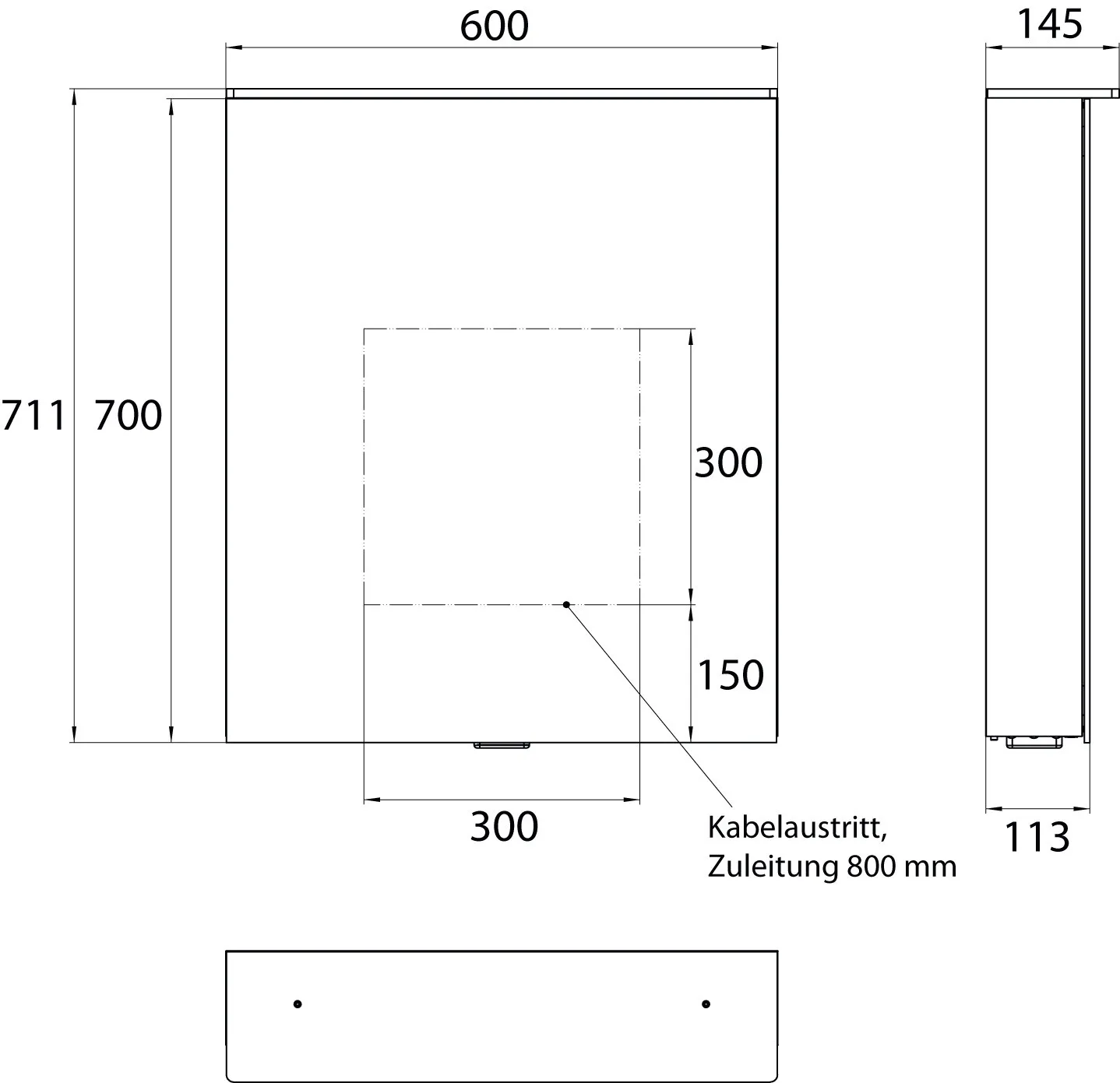 Lichtspiegelschrank flat II Lichtsegel, Aufputz, mit Waschtischbeleuchtung, 1 Tür, 600mm Lichtspiegelschrank flat II Lichtsegel, Aufputz, mit Waschtischbeleuchtung, 1 Tür, 600mm