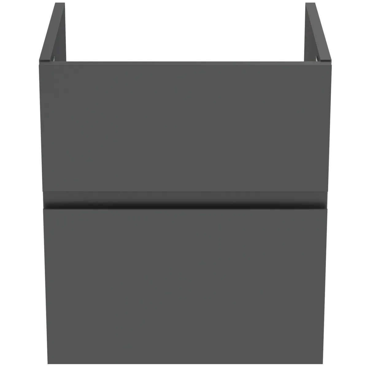 Ideal Standard Waschtischunterschrank Finesse 480x409x540mm 2 Auszüge Anthrazit matt