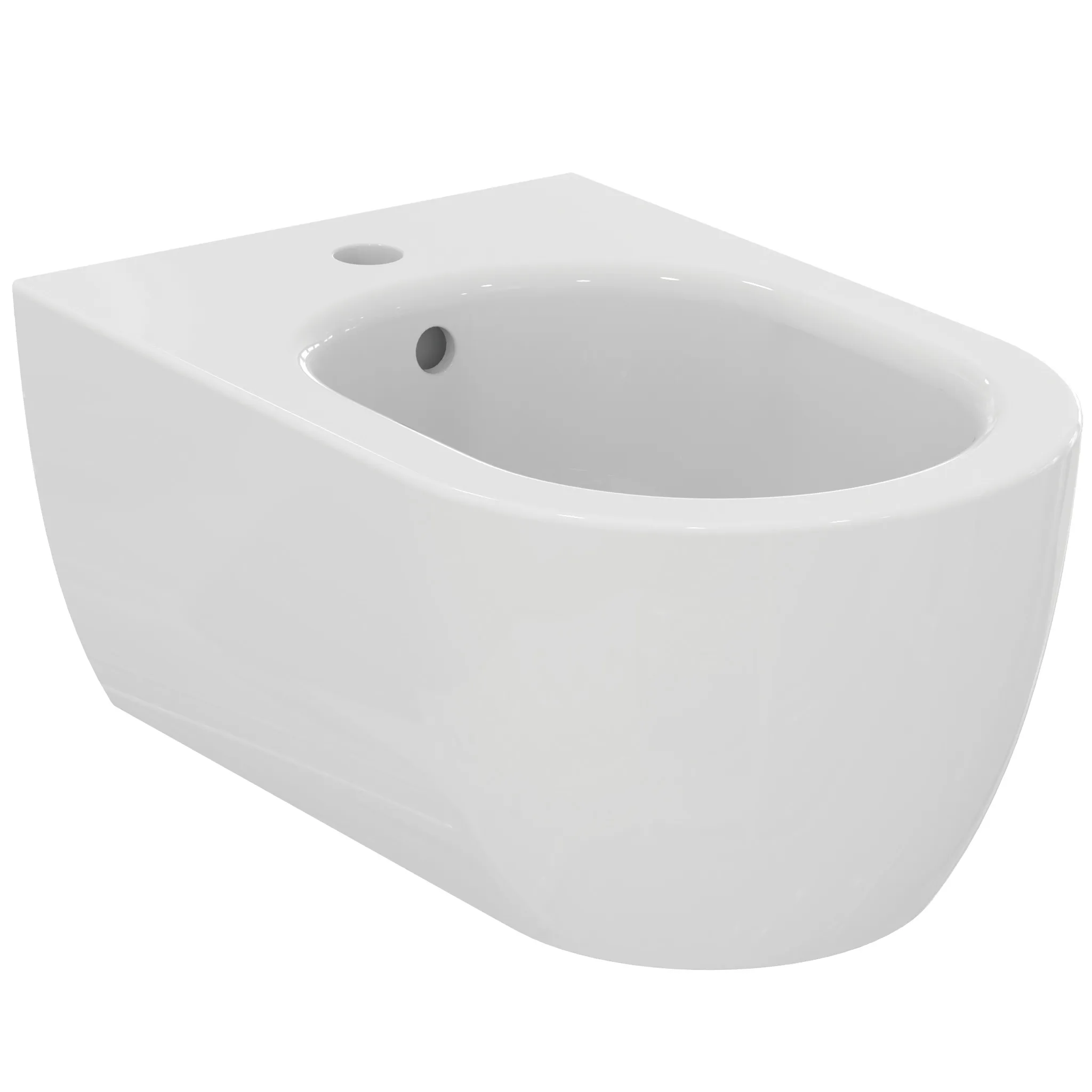 Ideal Standard Bidet „BlendCurve“, Befestigung verdeckt 35,5 × 54 × 25 cm in Weiß