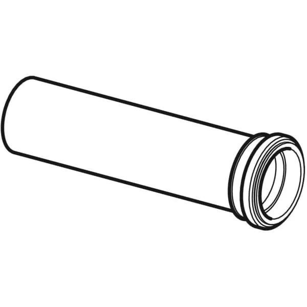 Spülbogenverlängerung: d=45mm, d1=45mm