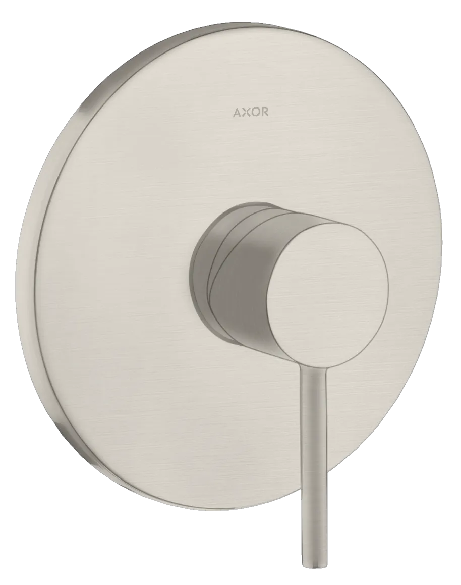 Hansgrohe AXOR Starck Einhebel-Brausemischer Unterputz mit Pingriff, Edelstahl Optic