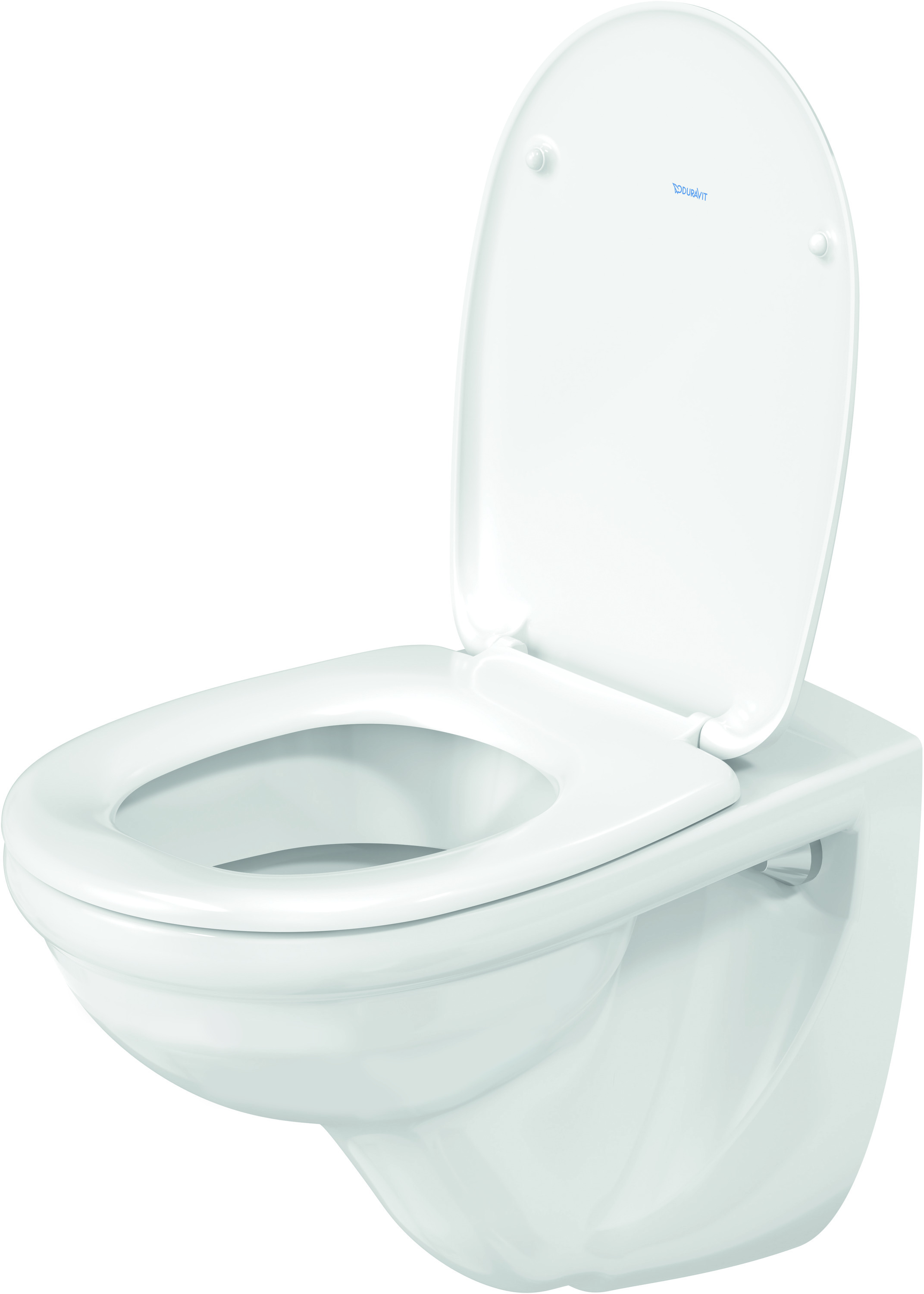 WC-Sitz ohne Absenkautomatik Scharniere Kunststoff, weiß