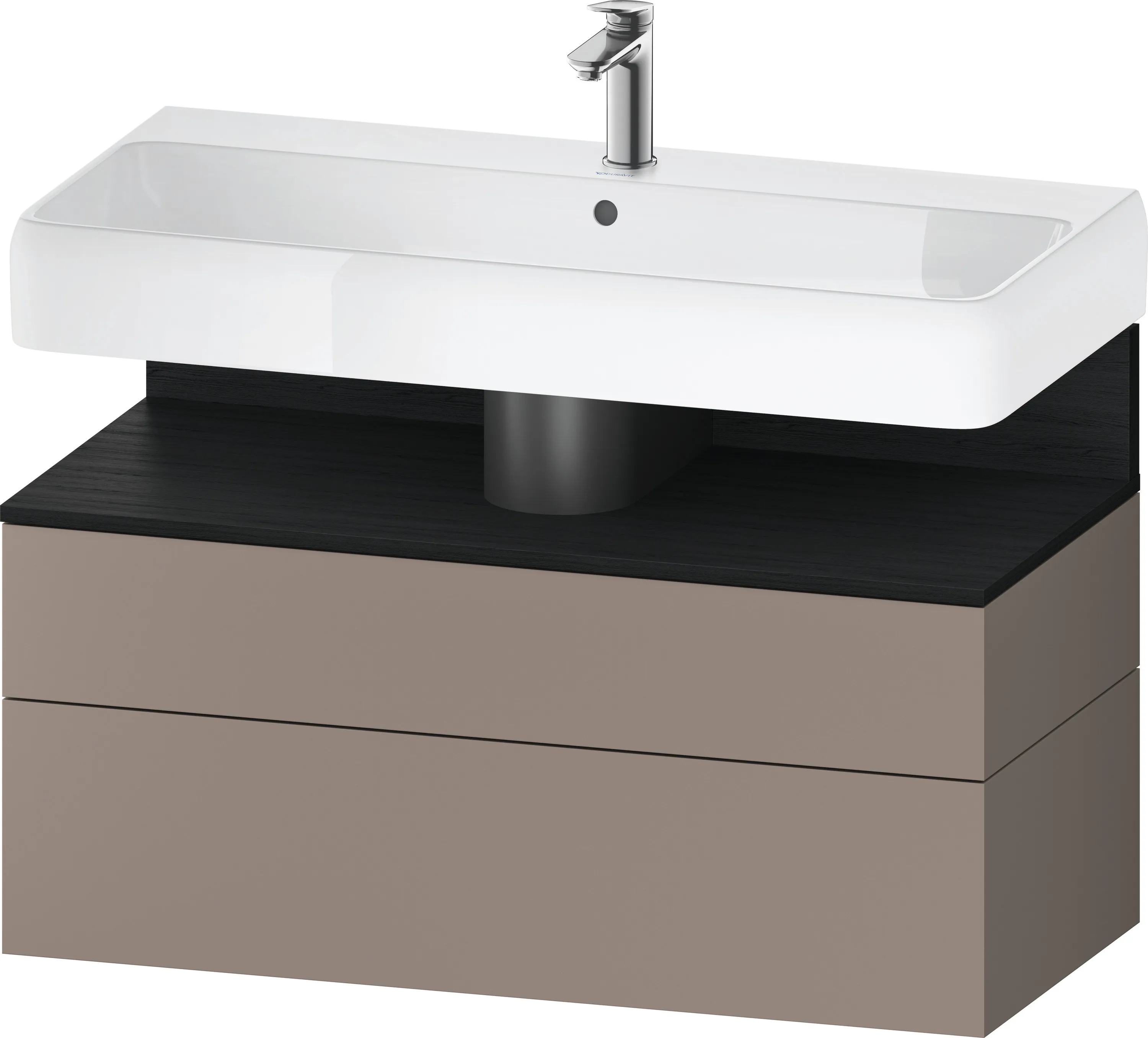 Duravit Waschtischunterschrank wandhängend „Qatego“ 99 × 59 × 47 cm, ohne Beleuchtung