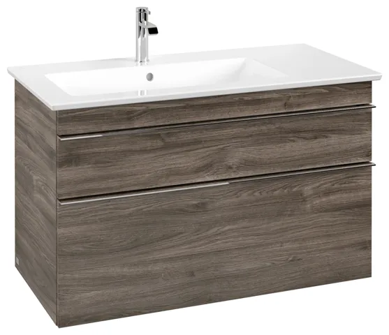 Villeroy & Boch Waschtischunterschrank „Venticello“ für Schrankwaschtisch 953 × 590 × 502 mm Stone Oak, für Becken links