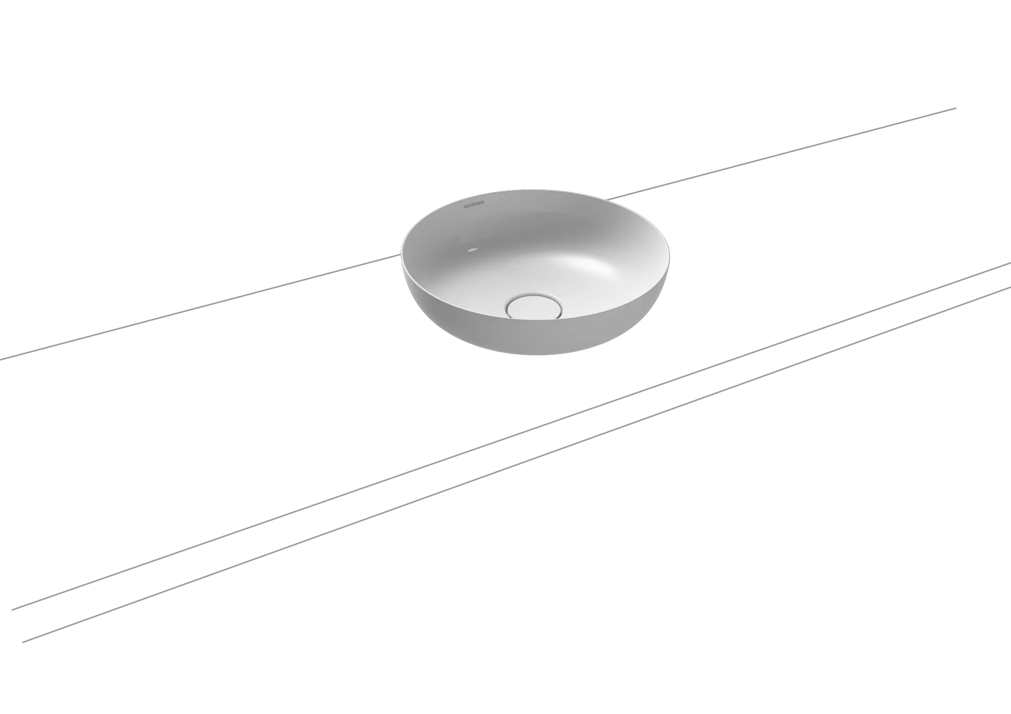 Waschtischschale „Miena“ ⌀ 38 cm in schwarz, mit Perl-Effekt Waschtischschale „Miena“ ⌀ 38 cm in schwarz, mit Perl-Effekt