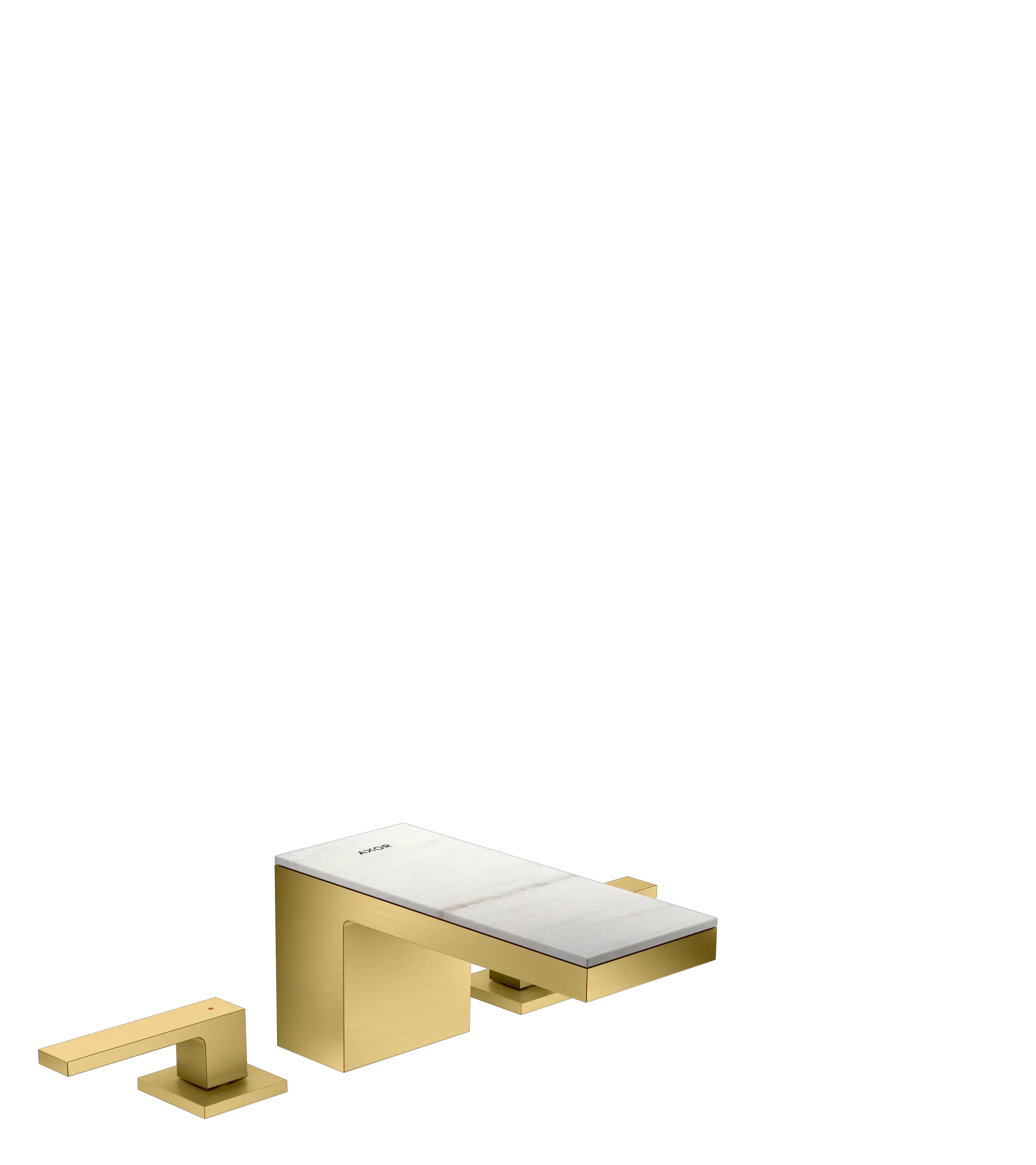 Hansgrohe AXOR MyEdition Mischer mit Platte 200 Marmor Lasa Covelano Vena Oro Hansgrohe AXOR MyEdition Mischer mit Platte 200 Marmor Lasa Covelano Vena Oro