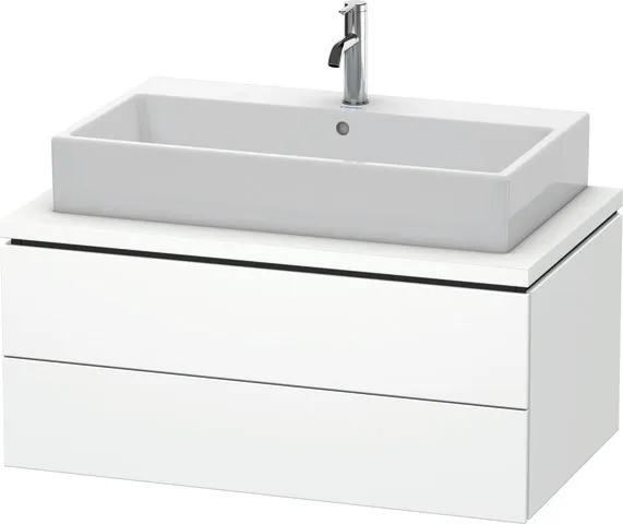 Duravit Waschtischunterschrank wandhängend „L-Cube“ 92 × 40 × 54,7 cm Weiß Matt Duravit Waschtischunterschrank wandhängend „L-Cube“ 92 × 40 × 54,7 cm Weiß Matt