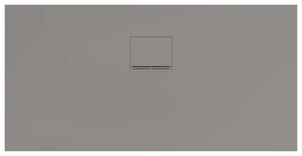 Villeroy & Boch Duschwanne Squaro Infinity Quaryl rechteckig grau, Wanneneinbaumaß 1400 x 700 mm, Höhe 40 mm