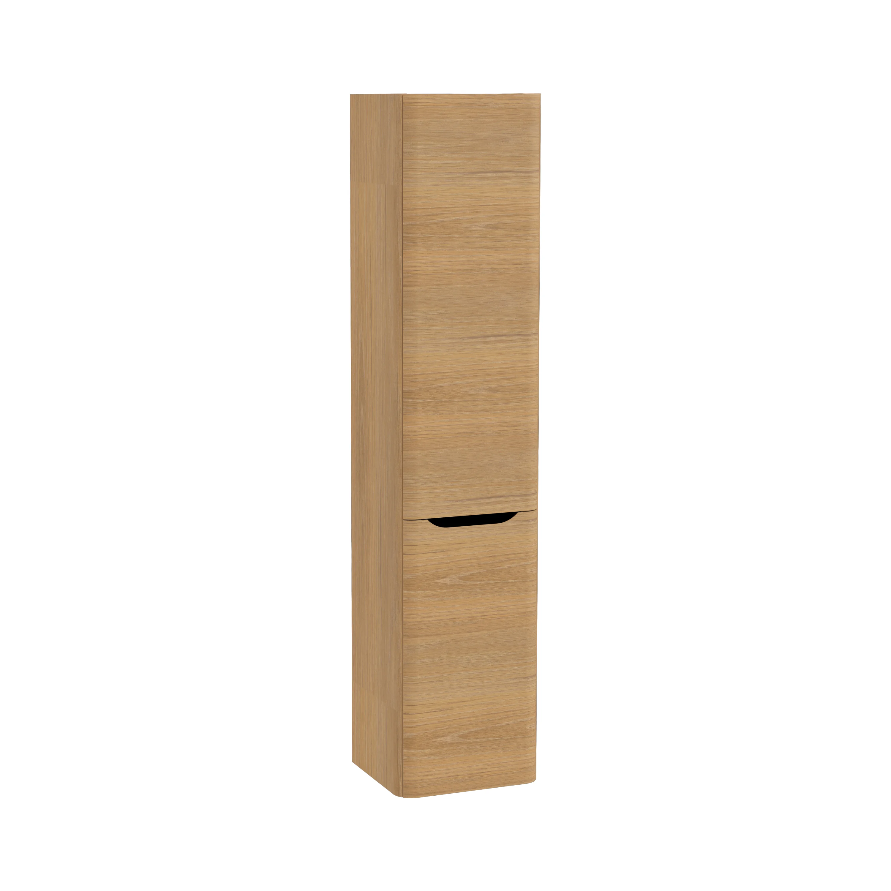 New Integra Round Hochschrank mit Wäschekorb 40 x 37 x 180 cm (BxTxH) Türanschlag links Eiche Gold New Integra Round Hochschrank mit Wäschekorb 40 x 37 x 180 cm (BxTxH) Türanschlag links Eiche Gold
