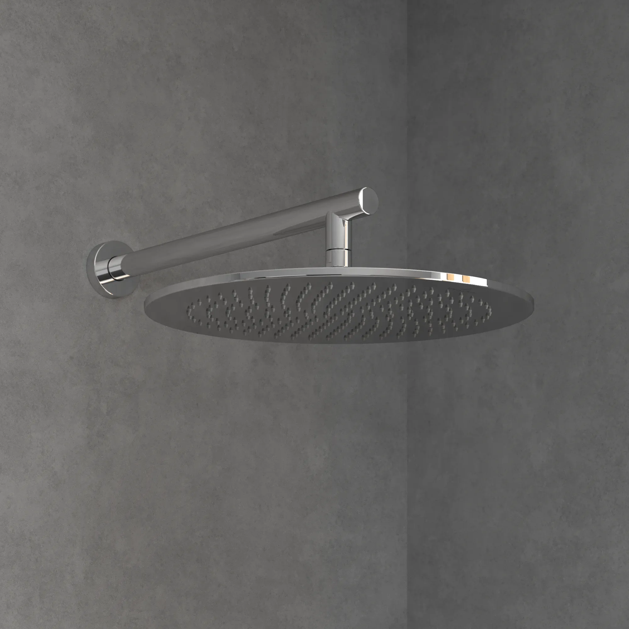 Duschkopf TVC00000300061, rund ⌀ 35 × 6,3 cm in Chrom Duschkopf TVC00000300061, rund ⌀ 35 × 6,3 cm in Chrom