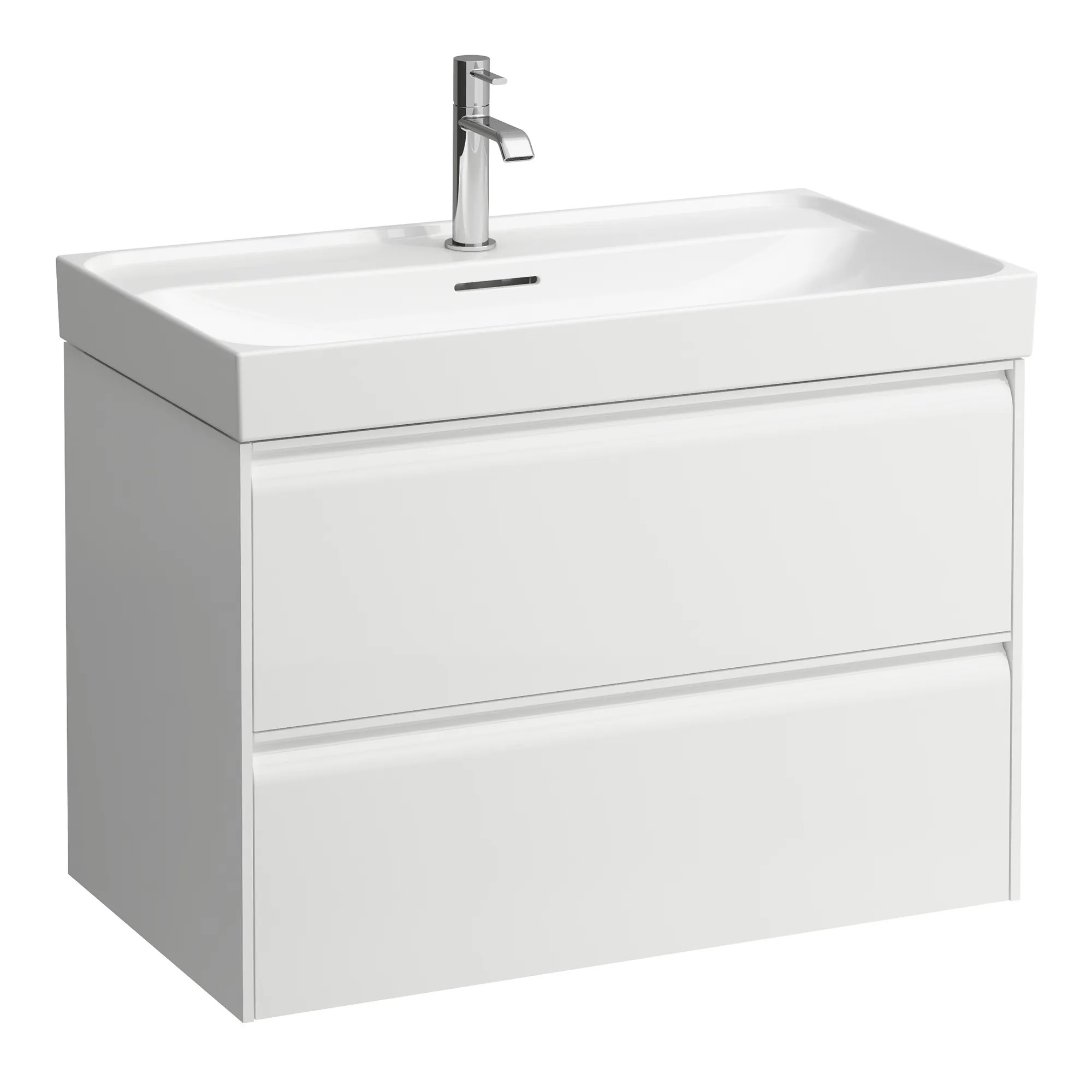 Laufen Waschtischunterbau MEDA 448x784x515 weiß matt Laufen Waschtischunterbau MEDA 448x784x515 weiß matt